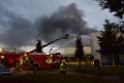 Grossbrand Halle Troisdorf Kriegsdorf Junkersring P375